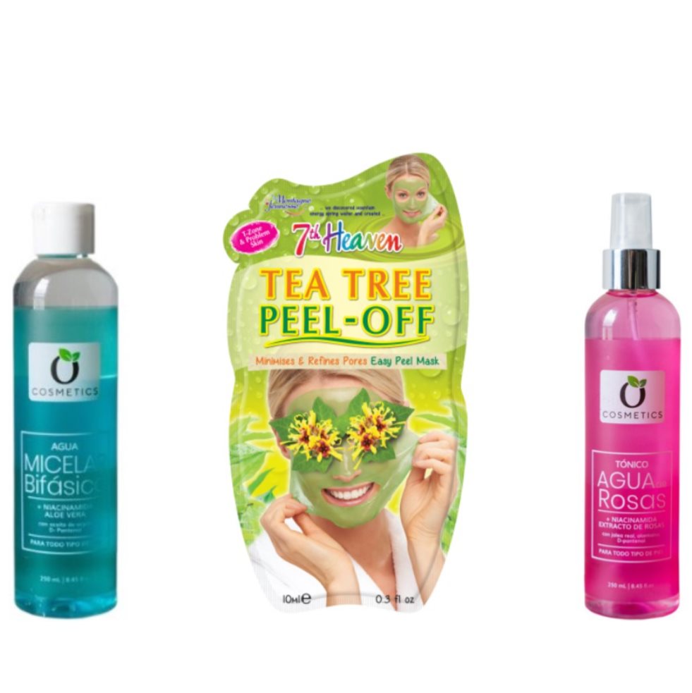 KIT BRILLA HOY, MASCARILLA,GEL LIMPIADOR Y TONICO 7TH HEAVEN Y OCOSMETICS KIT X 3 UND x 3 undefined