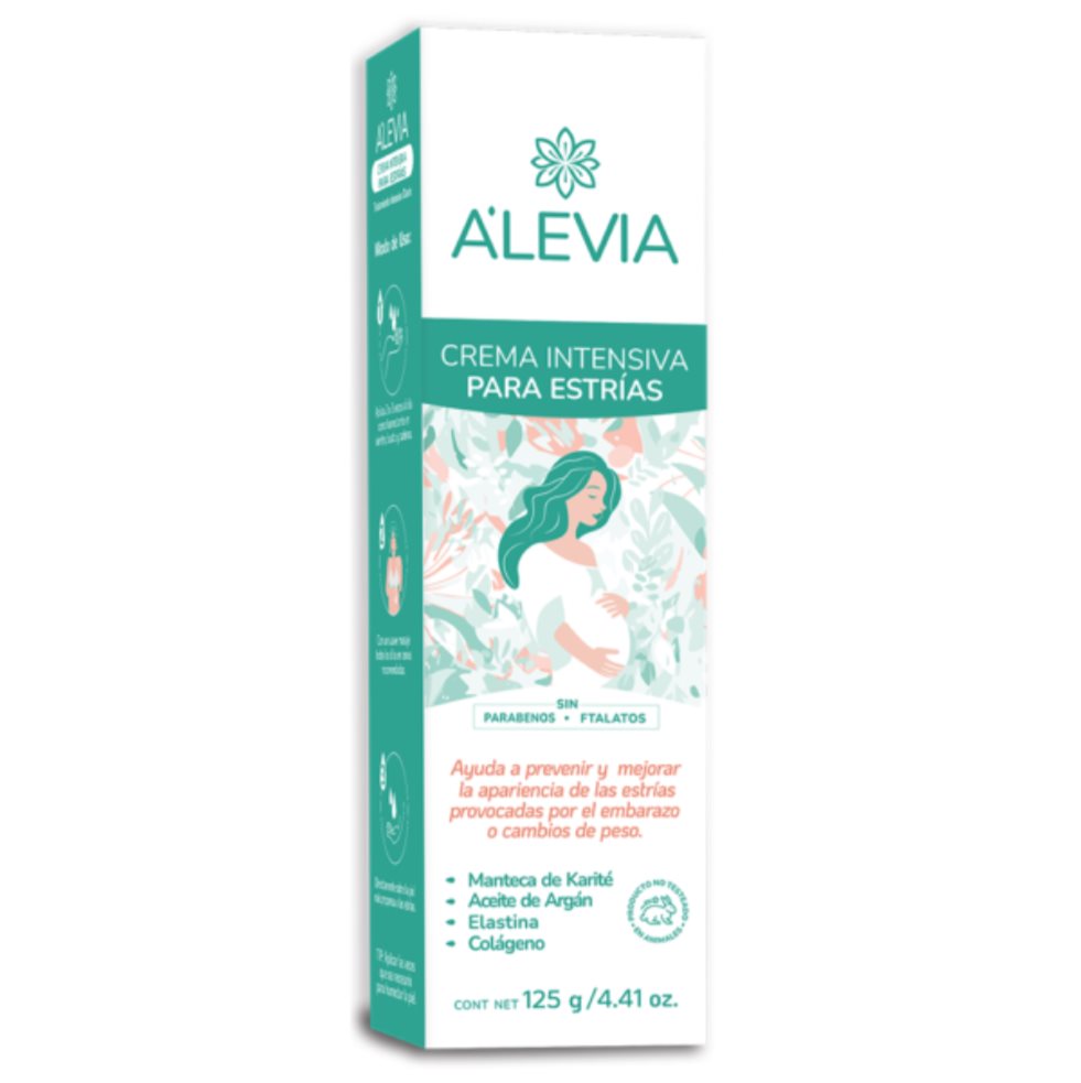 CREMA INTENSIVA PARA ESTRÍAS X 125 GR ALEVIA                                                   ALEVIA 125 GR x 1 