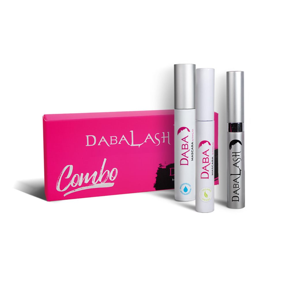 COMBO TRIO;  DABALASH + Daba  Waterproof + Daba Vegana  COMBO TRIO, DABALASH + DABA WATERPROOF + DABA VEGANO CAJA x 1 undefined