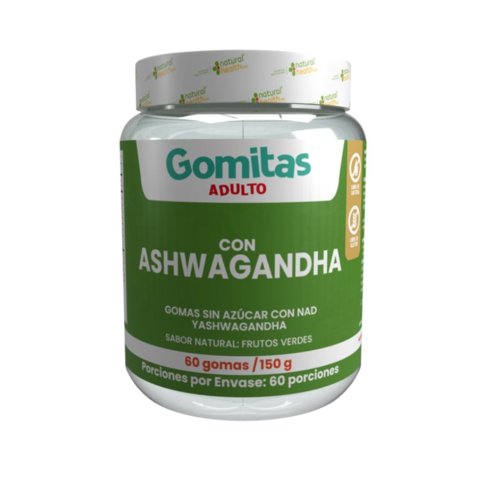 Gomitas Ashwagandha Natural x60 NATURAL HEALTH GOMAS x 60Und Gomitas Ashwagandha Natural x60 NATURAL HEALTH GOMAS x 60Und