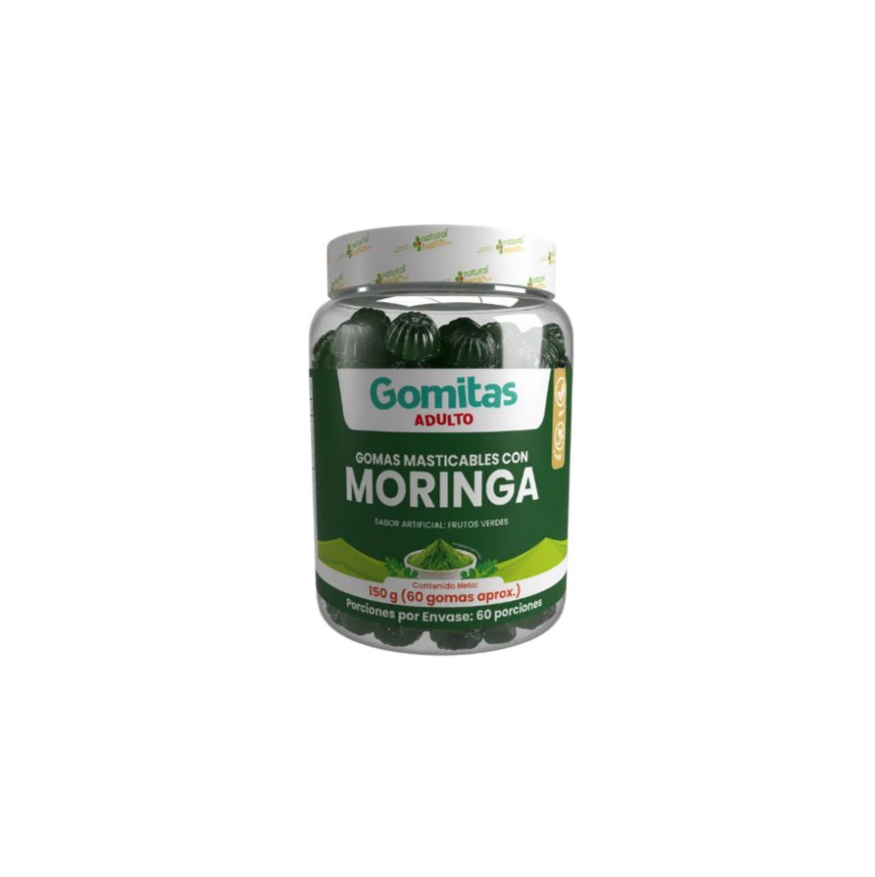 Gomas de moringa NATURAL HEALTH GOMAS x 60Und. Gomas de moringa NATURAL HEALTH GOMAS x 60Und.