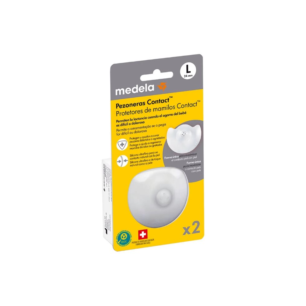 Pezonera de Lactancia en silicona para pezón x 2 und Medela Medela Caja x 2 Unidades Pezonera de Lactancia en silicona para pezón x 2 und Medela Medela Caja x 2 Unidades