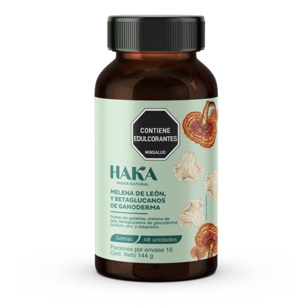Gomas con Melena de León y Reishi Haka Gomas x 144 gr Gomas con Melena de León y Reishi Haka Gomas x 144 gr