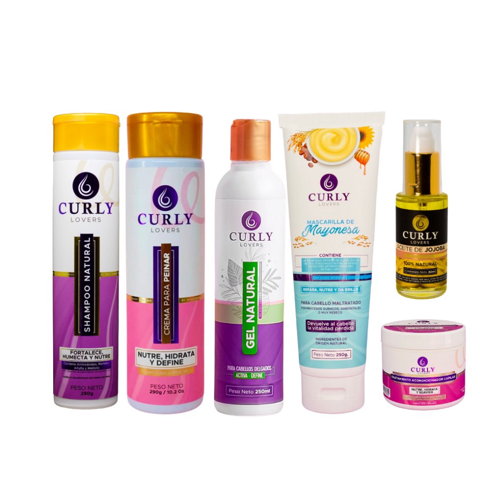 KIT CURLY LOVERS, CURLY LOVERS, PARA CABELLO DELGADO CURLY LOVERS 300 ML x 1  
