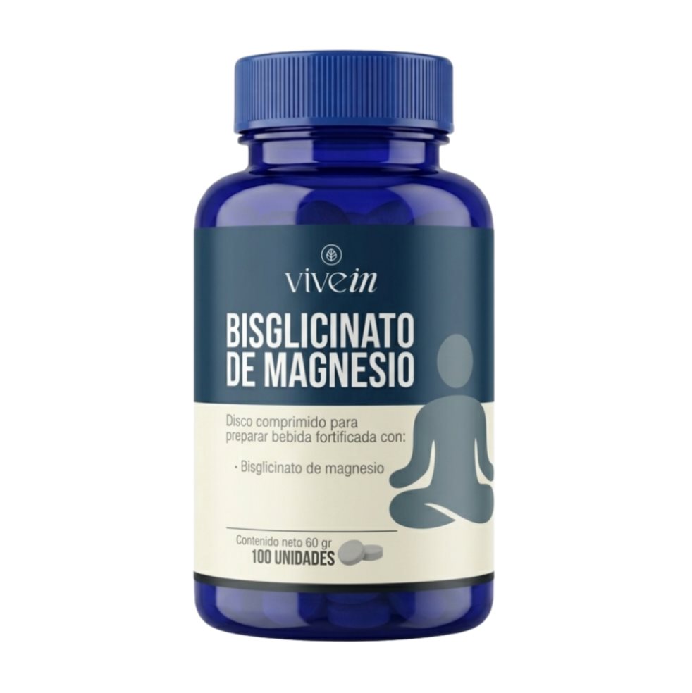 BISGLICINATO DE MAGNESIO X 100 DISCOS Vivein Frasco x 100 discos x 100 discos BISGLICINATO DE MAGNESIO X 100 DISCOS Vivein Frasco x 100 discos x 100 discos
