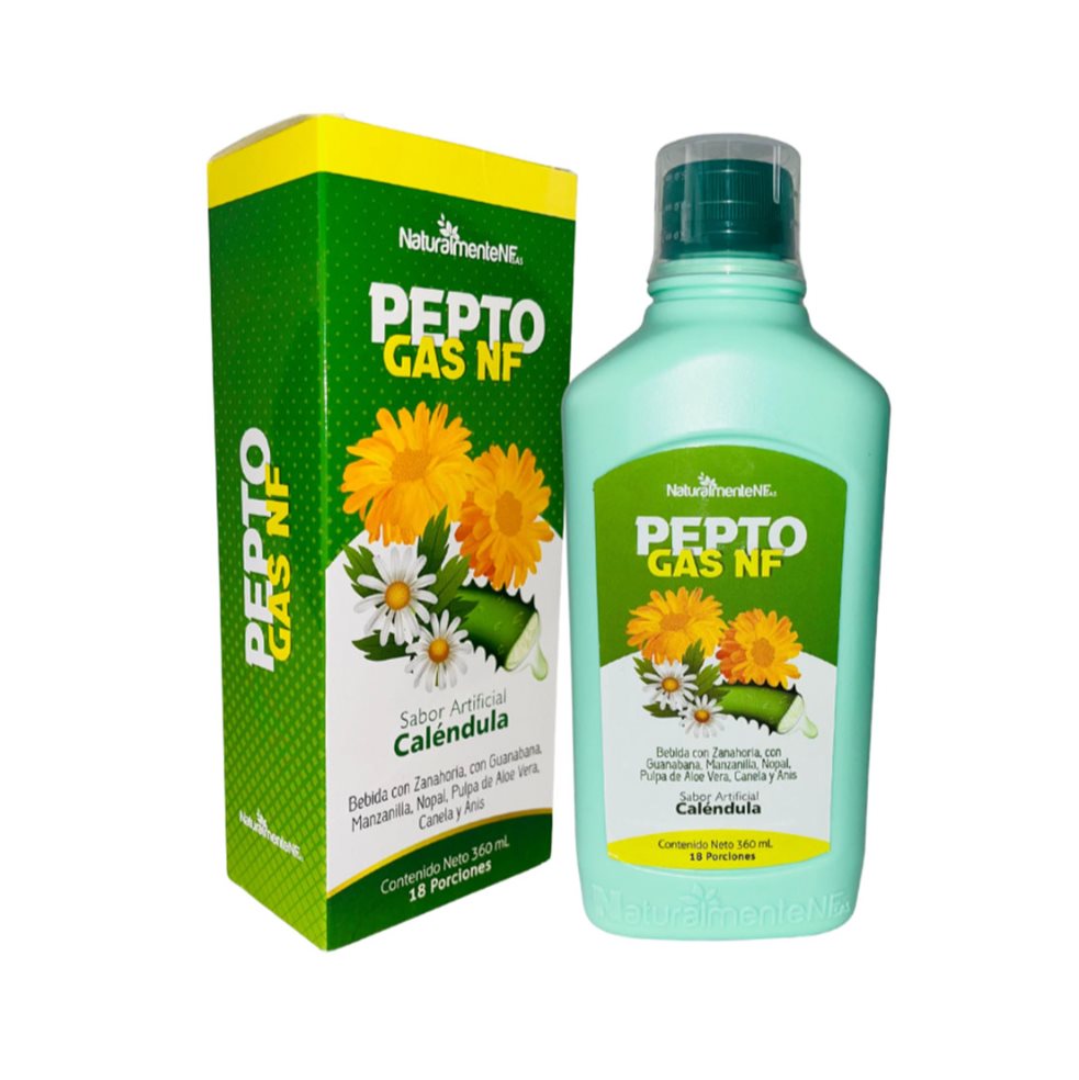 Aloe Vera y Caléndula PEPTO GAS Jarabe 360ml Naturalmente NF Alimento x 360ml undefined