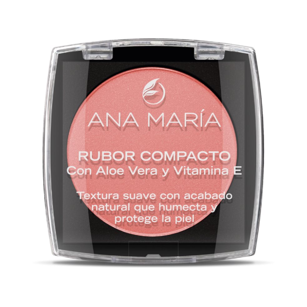 RUBOR ANA MARIA COMPACTO SALMON ESTUCHE X 4.5 G ANA MARIA  x 1 UND 
