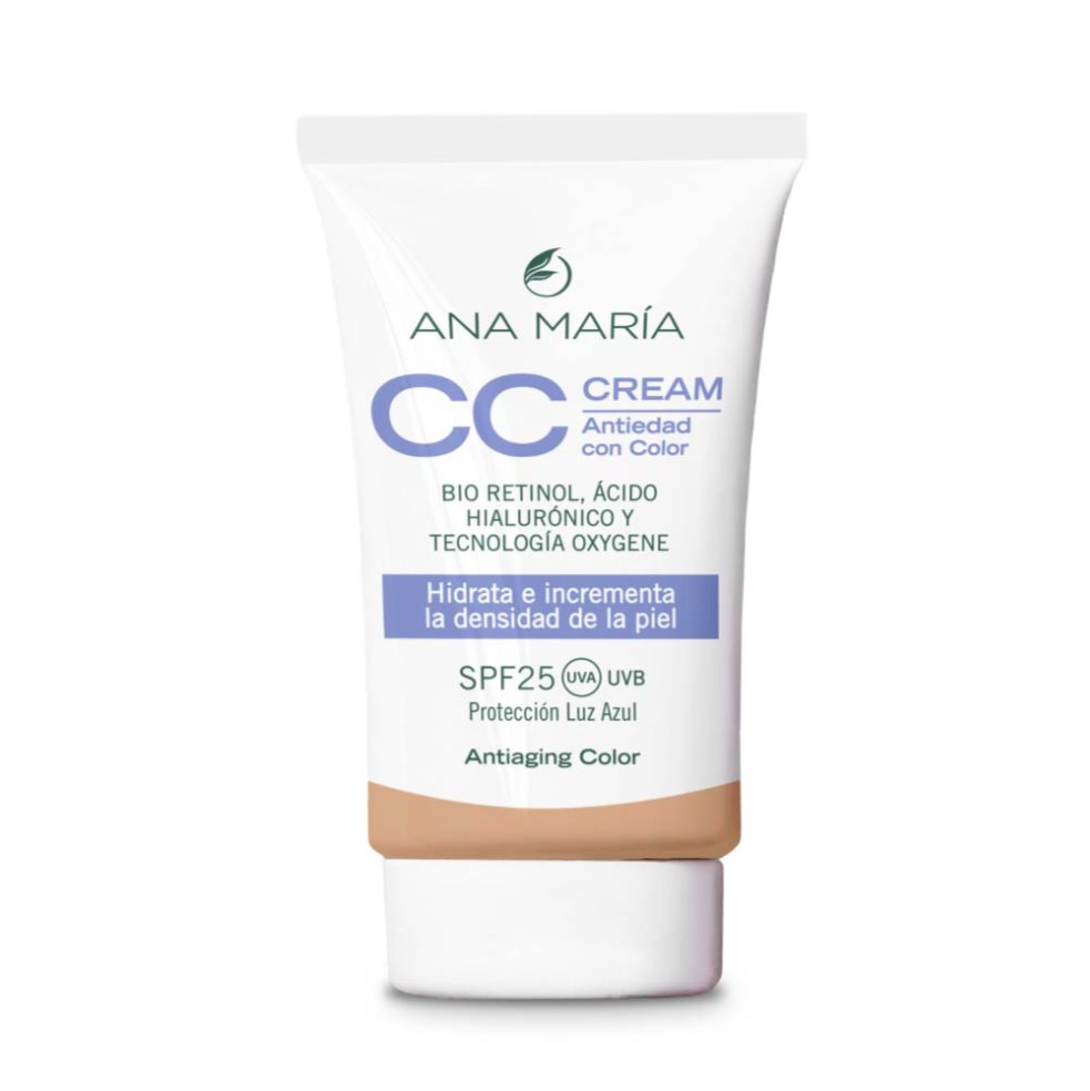CC CREAM ANA MARIA ANTIEDAD CON COLOR OSCURO ENVASE X 30 G ANA MARIA  x 1 UND 