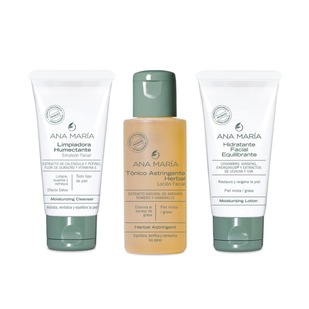 KIT ANA MARIA CUIDADO FACIAL EQUILIBRANTE KIT X 3 UND ANA MARIA  x 3 UND 