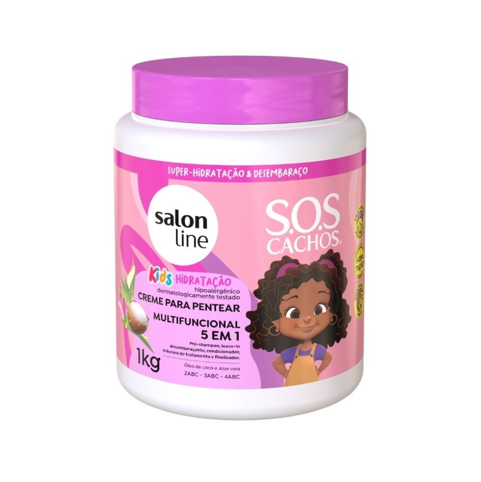 Crema Multifuncional Kids Hidratación Nevada-Salon Line Frasco x 1kg