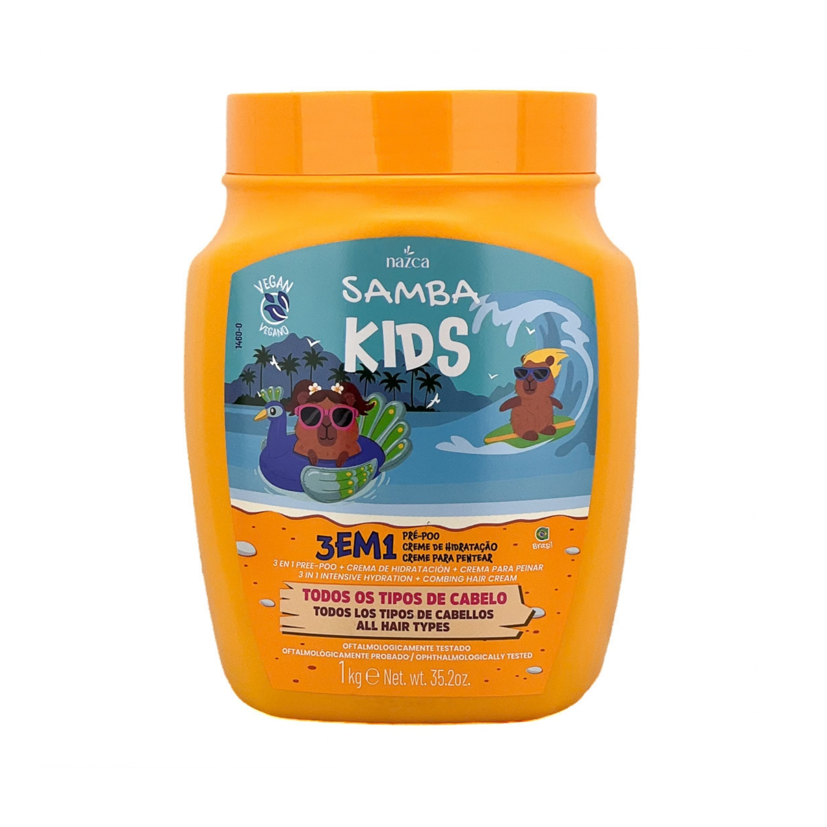 Crema Para Peinar Samba Kids Nevada Frasco x 1 Kg Crema Para Peinar Samba Kids Nevada Frasco x 1 Kg