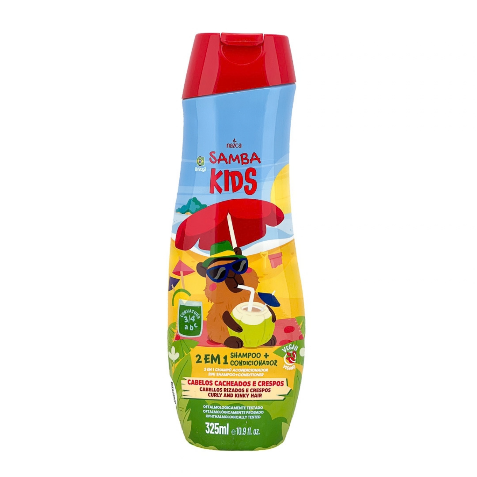 Shampoo+Acondicionador SAMBA Kids Ondulados y Crespos Nevada Frasco x 325ml Shampoo+Acondicionador SAMBA Kids Ondulados y Crespos Nevada Frasco x 325ml
