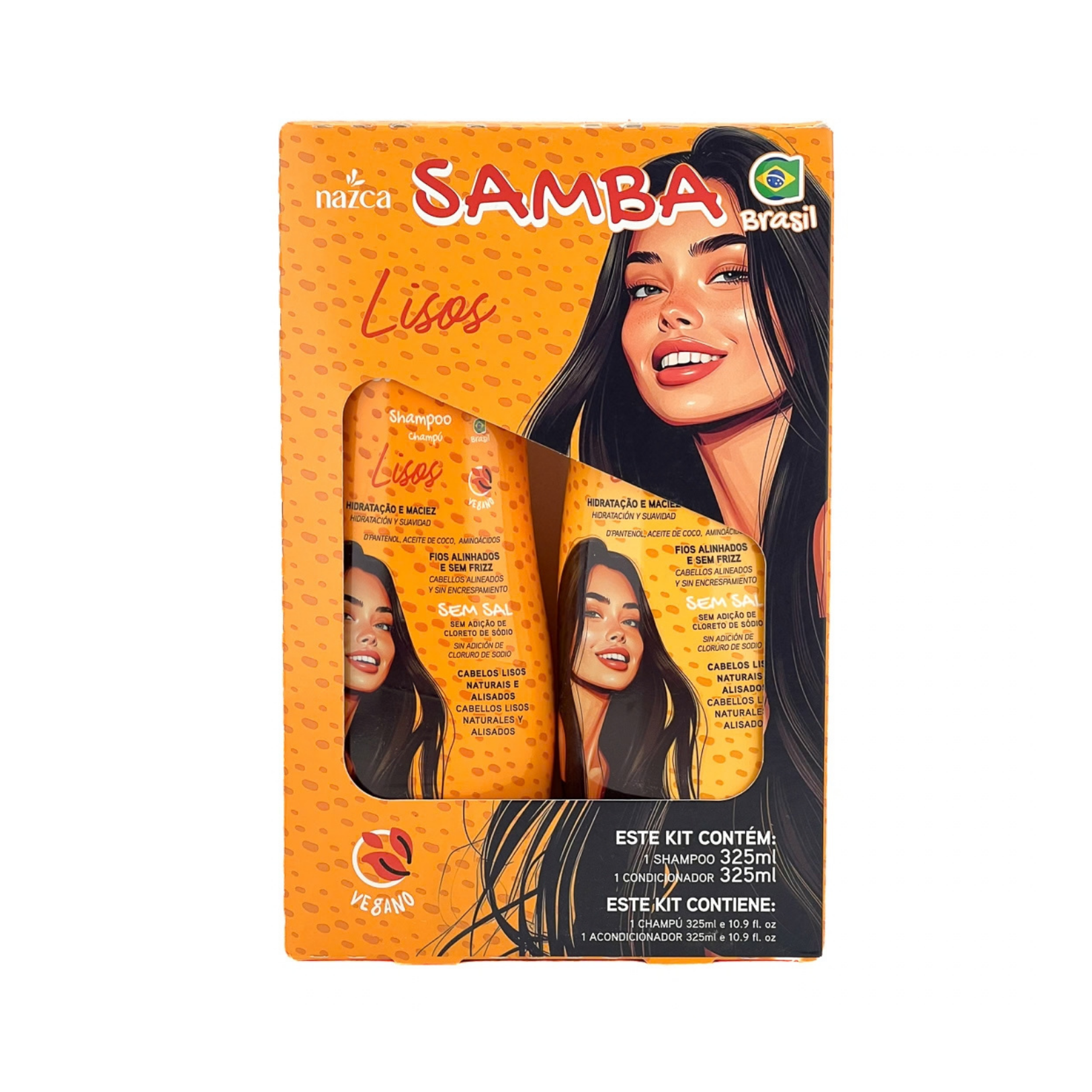 Kit Samba Lisos Nevada Kit x 2X325 ML Kit Samba Lisos Nevada Kit x 2X325 ML