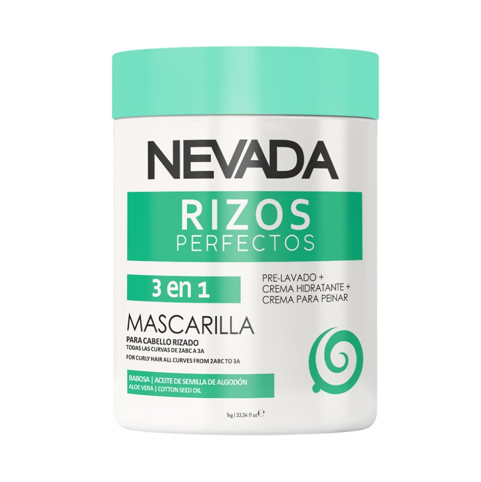 Mascarilla Capilar Rizos Perfectos Nevada Frasco x 1 Kg