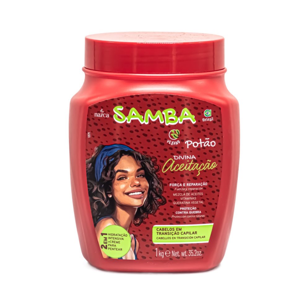 Crema Para Peinar Samba Divina Aceptación Nevada Frasco x 1 Kg Crema Para Peinar Samba Divina Aceptación Nevada Frasco x 1 Kg