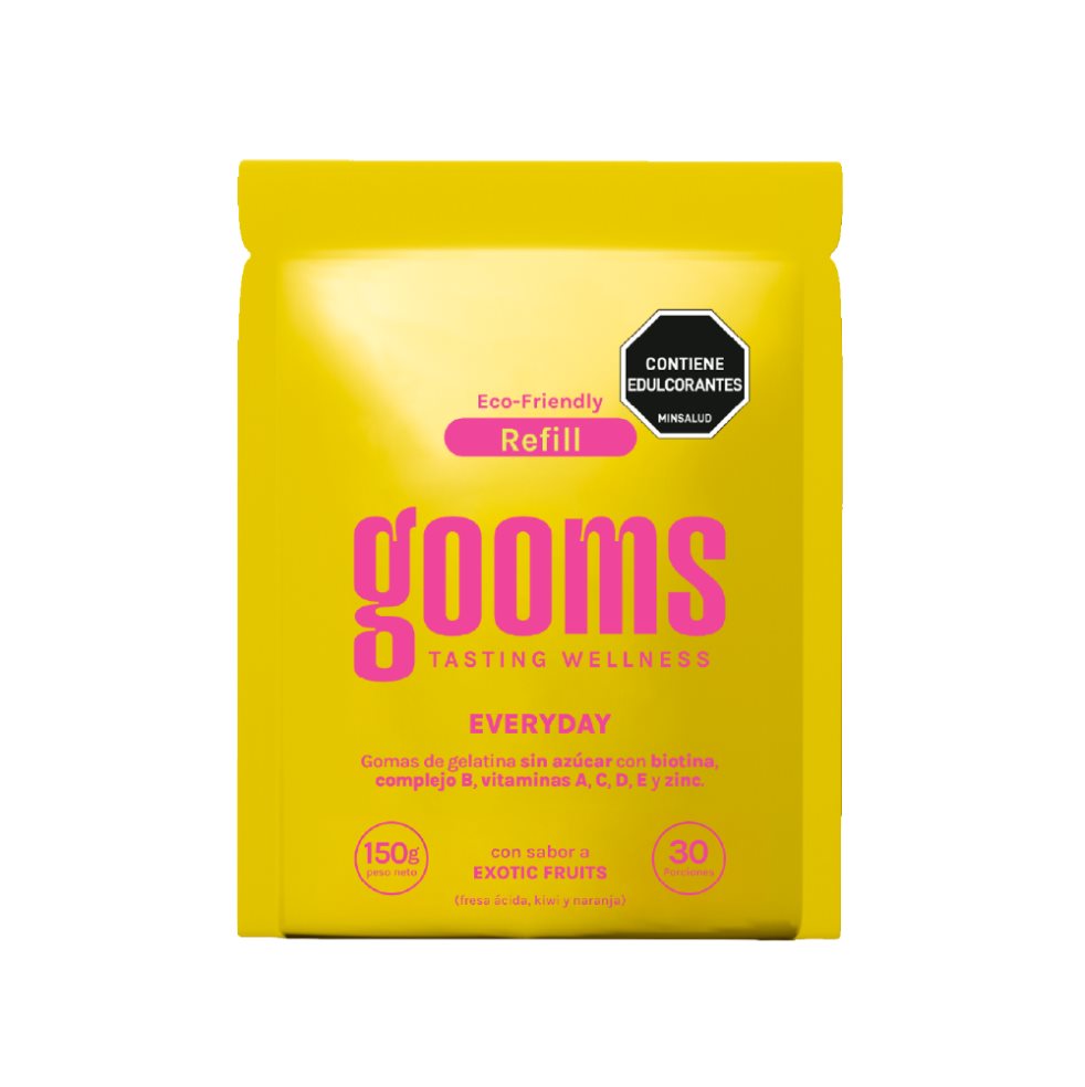 Refill Everyday GOOMS Gomas con ingredientes funcionales x 60 Refill Everyday GOOMS Gomas con ingredientes funcionales x 60