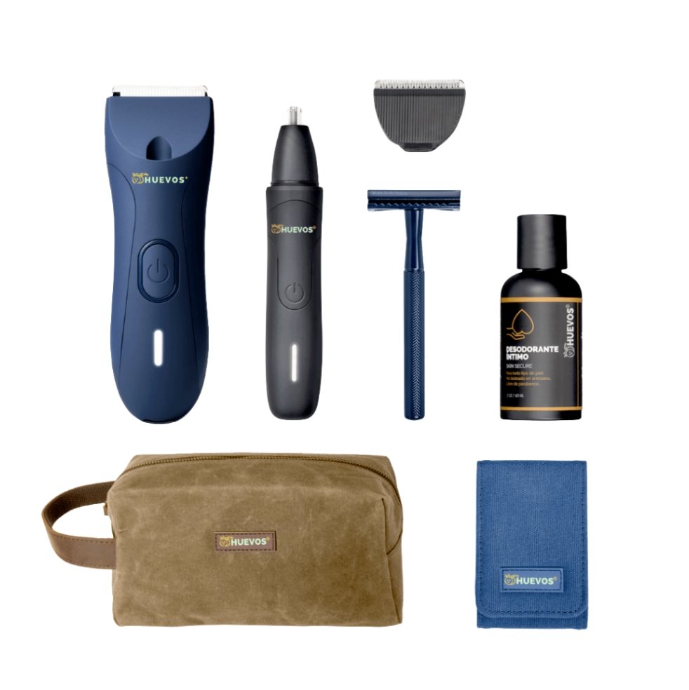 Crack Pack Pro Myhuevos® 4.0 Rasuradora Inalámbrica  MYHUEVOS Pack x 7 The CRACK PACK de MyHUEVOS® es el kit de cuidado personal más completo para llevar a donde vayas. Incluye: Rasuradora 4.0, rasuradora nasal, cortaúñas, desodorante íntimo y más.