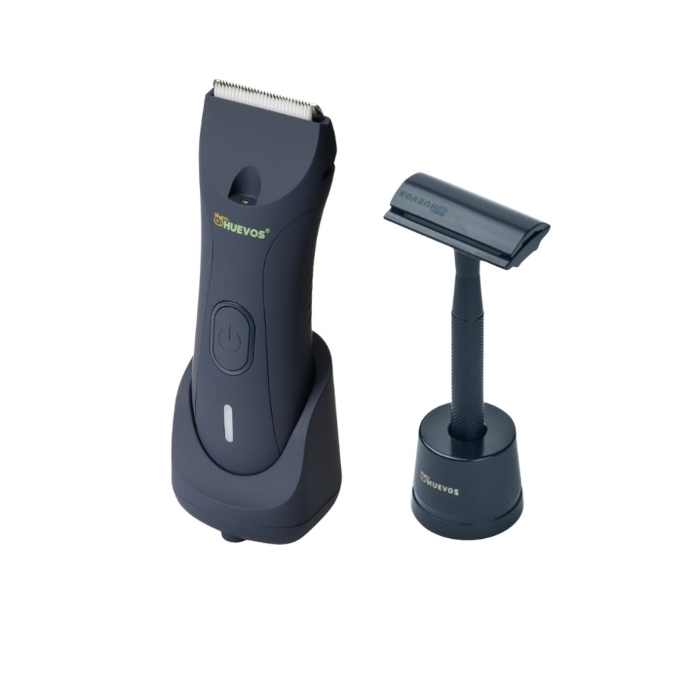 The Razor Kit MyHuevos® 4.0 Rasuradora Masculina + Afeitadora  MyHUEVOS Kit x 2 El kit MyHUEVOS® te da lo mejor de ambos mundos: la moderna y precisa Rasuradora 4.0 Pro y la clásica y económica Safety Razor, ideal para un afeitado completo.
