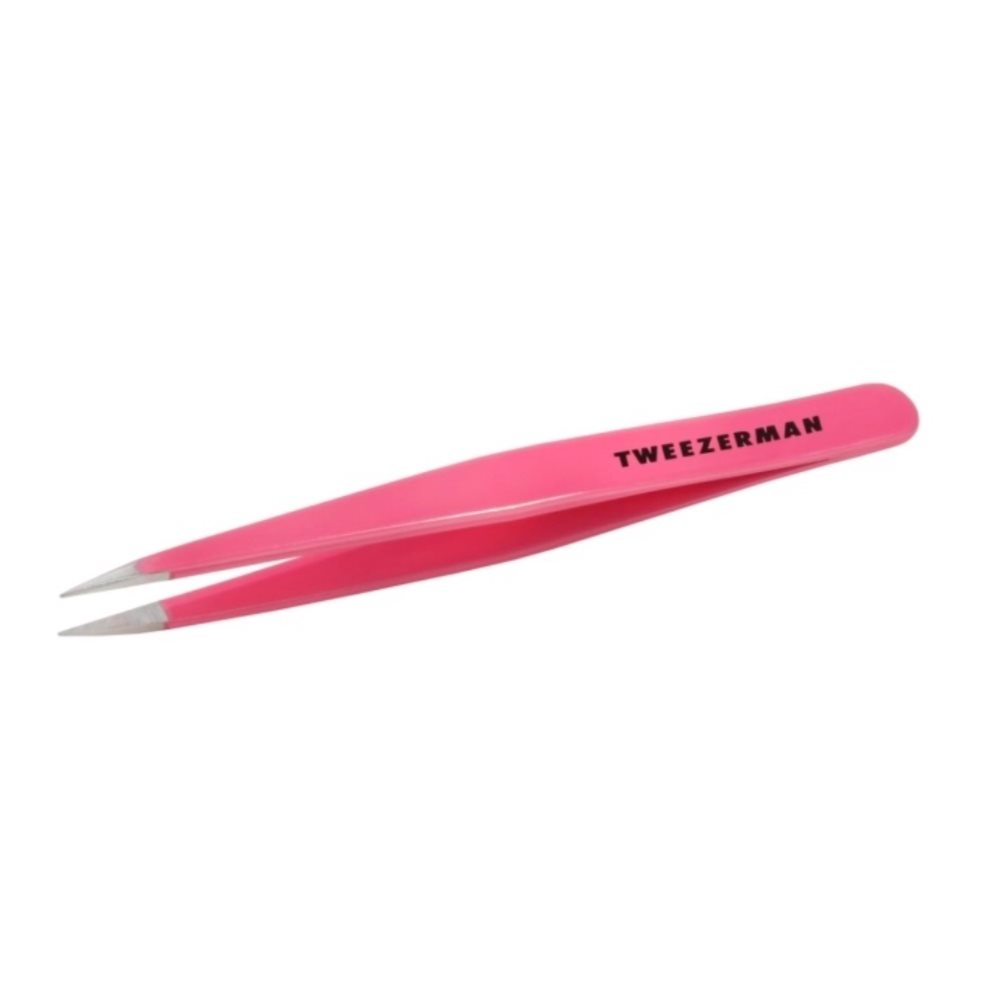 Pinza de Precision Para Cejas Tweezerman Neon Pink X1 Tweezerman  Caja x 1 