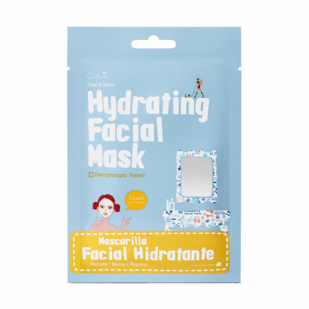 Mascarilla Hidratante Facial Cettua Sachet x 2 Und Cettua Sachet x 2 Mascarilla Facial con hidratación intensiva que nutre y repara la piel, su fórmula contiene Agua Glacial que aporta elasticidad e hidratación y deja la piel con una apariencia joven y radiante. Agua M