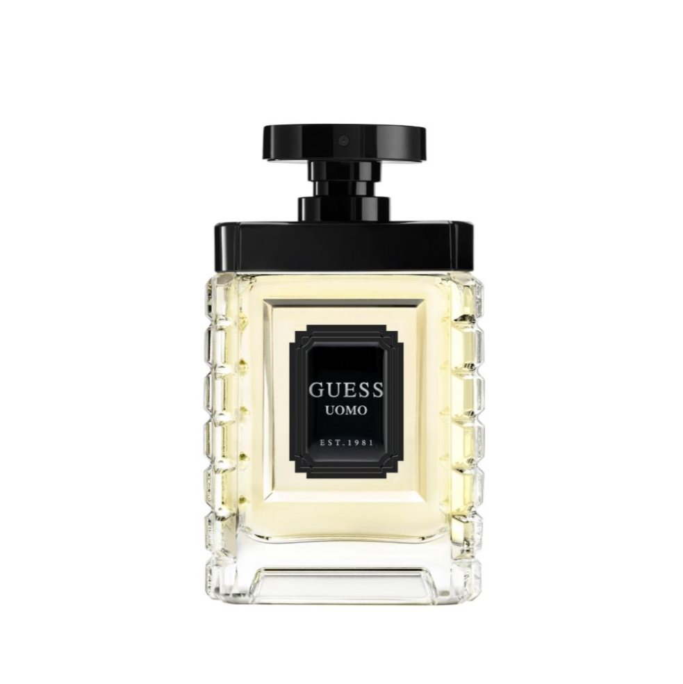 GUESS UOMO EDT 100ML GUESS CAJA x 1 Guess Uomo de Guess es una fragancia de la familia olfativa para Hombres. Esta fragrancia es nueva. Guess Uomo se lanzó en 2022. Las Notas de Salida son cardamomo, lavanda y toronja (pomelo); las Nota