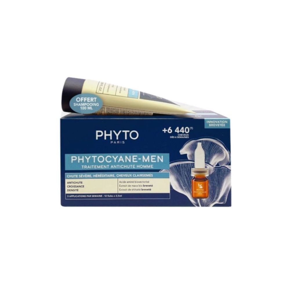Set Phytocyane + Shampoo Hombre PHYTO Set x 1 