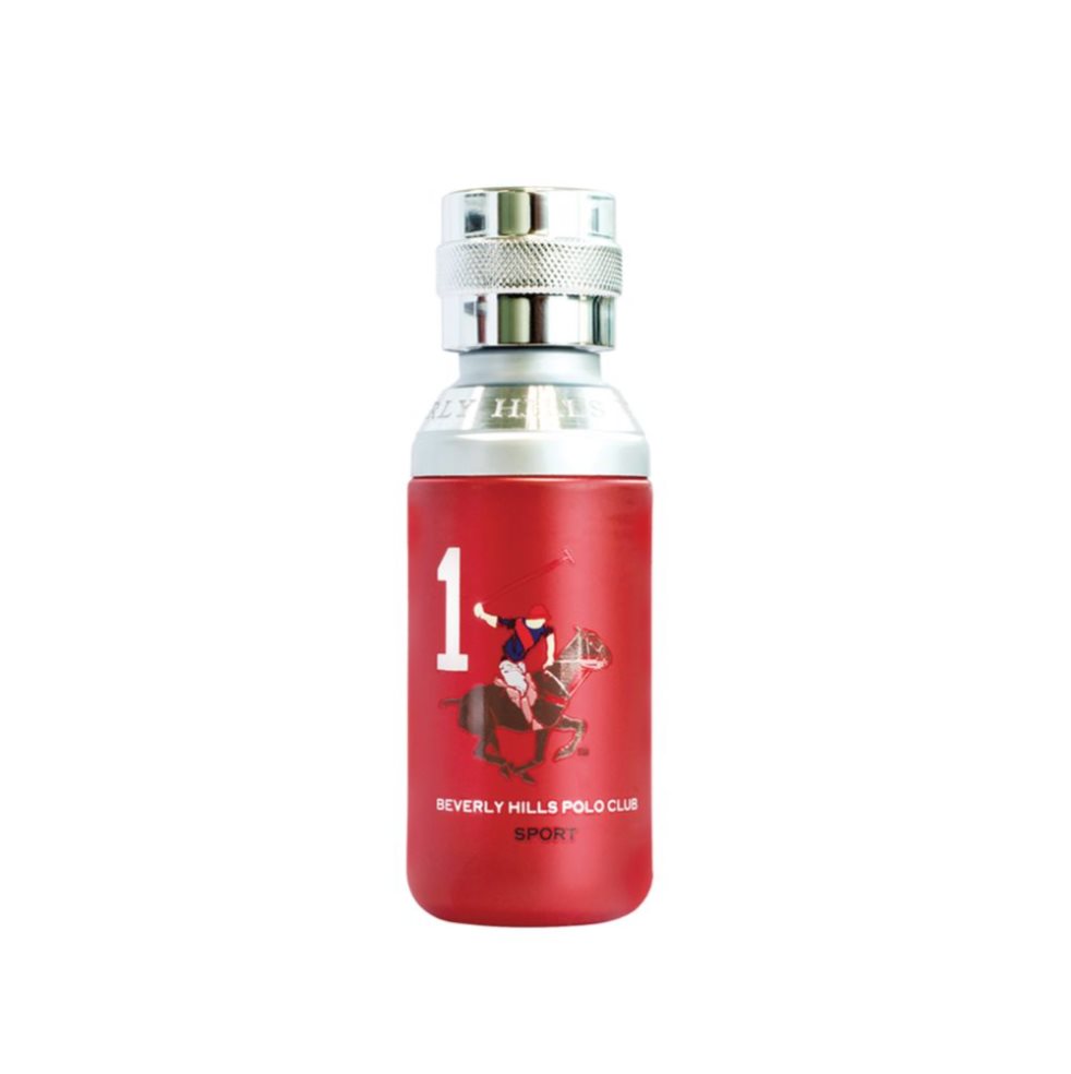 BHPC SPORTS MEN ONE EDT 100ML BEVERLY HILLS POLO CLUB CAJA x 1 Una fragancia amaderada floral y almizclada. Notas de salida de romero, pimienta y rosa de mayo se mezclan con un corazón de raíz de iris, jazmín y neroli, que da paso a una nota base de sándalo, pach
