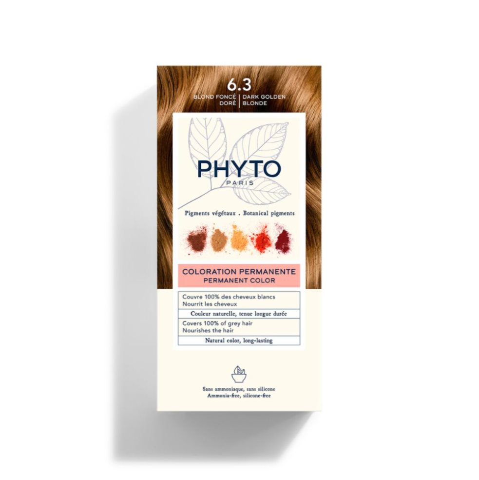 Tinte Phyto Color 6.3 Rubio Oscuro Dorado PHYTO caja x 1 