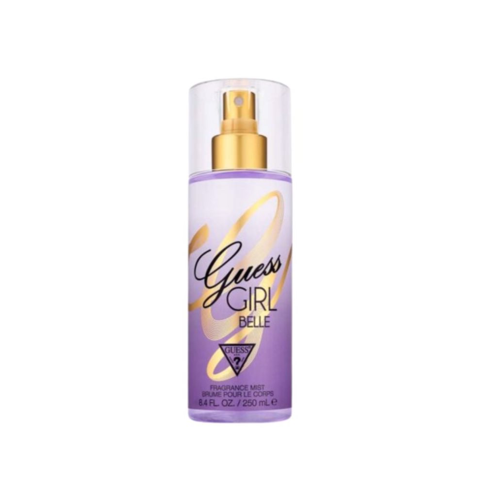 GUESS GIRL BELLE FRAGANCE MIST 250ML GUESS caja x 1 Stronger with you intensely Guess girl belle body mist de Guess es una fragancia floral para mujer. Las notas de salida son florales y amaderadas. Las notas medias son empolvadas. Las notas de fondo s