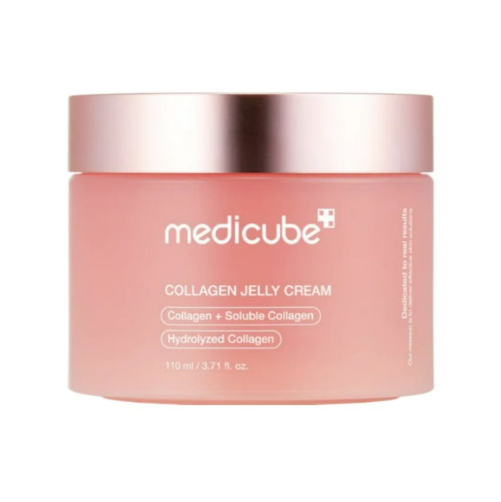 Medicube Collagen Jelly Cream 50ml Medicube Varios x 1 Esta crema en gel ha sido formulada para mejorar visiblemente la elasticidad de la piel y mantenerla intensamente hidratada, sin dejar sensación pesada. Su textura gelatinosa y refrescante la conviert