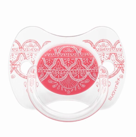 Suavinex Chupo Couture fisiológico 18 meses Rosa Suavinex Caja x 1  