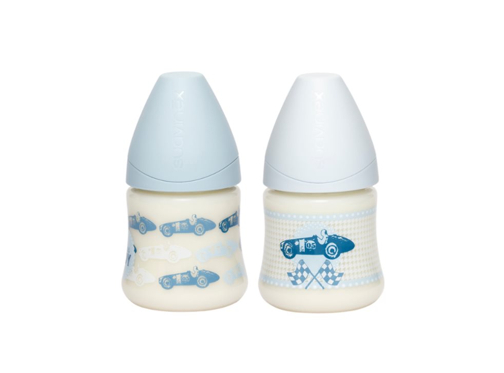 Biberón anatómico 150 ml Suavinex Azul  caja x 1 