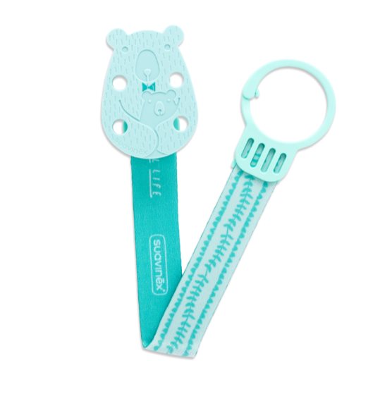 Suavinex Broche con cinta Meaningful Verde Suavinex caja x 1  