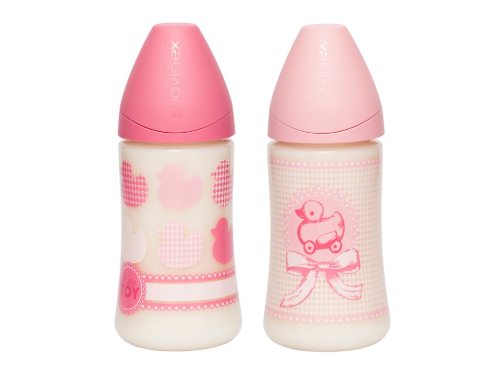 Biberón anatómico 270 ml Suavinex Rosado Caja x 1