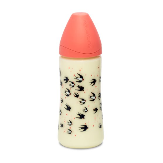Biberon The Dinos 360 ml Rosa Suavinex Caja x 1 