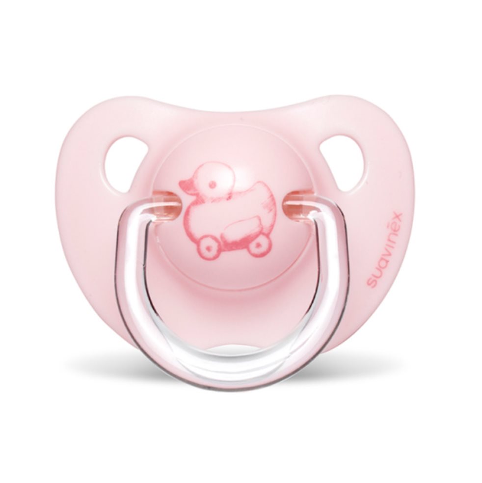 Chupete anatómico 0-6 meses rosa Suavinex  und x 1 El chupete anatómico Suavinex está diseñado para adaptarse de forma natural al paladar del bebé durante sus primeros meses de vida. Su tetina respeta el desarrollo bucodental, ayudando a reducir la pr
