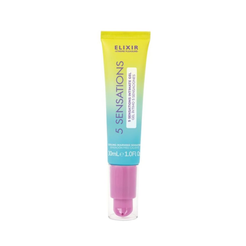 Lubricante íntimo Elixir 5 Sensaciones 30 ml Elixir Tubo x 30 ml Lubricante íntimo Elixir 5 Sensaciones 30 ml Elixir Tubo x 30 ml