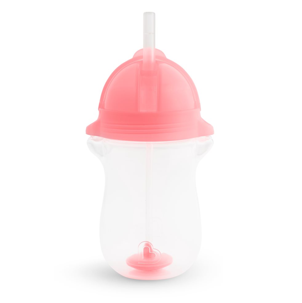 Vaso Infantil Entrenador Munchkin con Pitillo Y Pesa Rosado Munchkin Vaso x 1 ¡El Vaso Entrenador Munchkin con Pitillo y Pesa es la solución perfecta para que tu pequeño aprenda a beber de manera independiente sin derrames! 
Diseñado con una innovadora pajita flexible contrapes