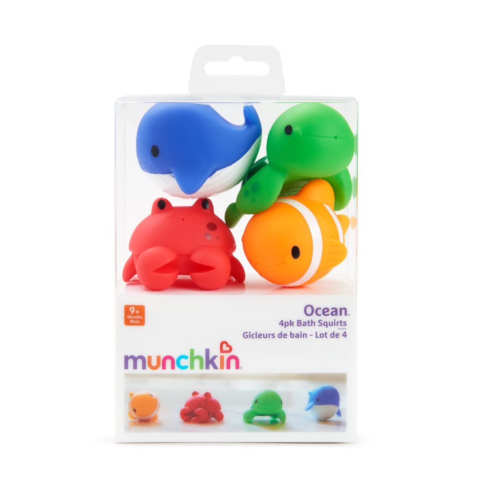 Juguetes Para Bebé - 4 Animales Marinos Bañera