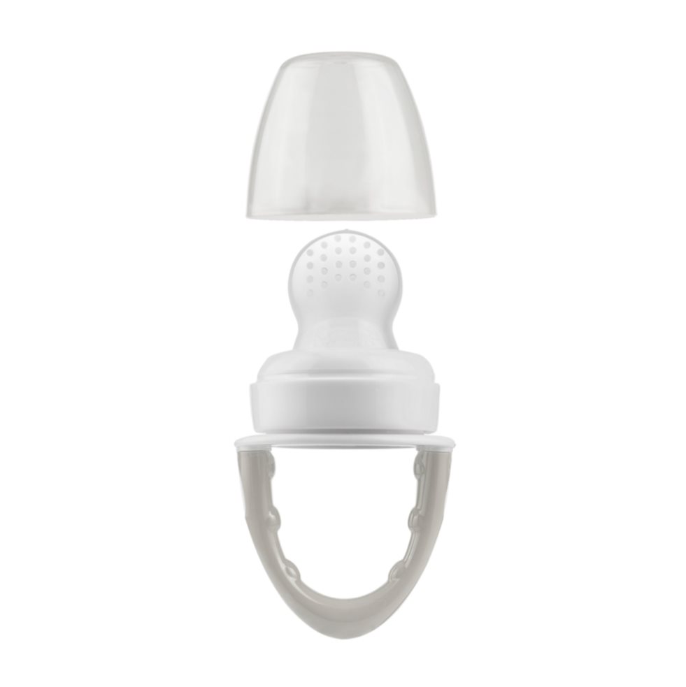 Dispensador de Alimento Bebes Gris Chupo en Silicona Dr Brown's Chupete x 1 Dispensador de Alimento Bebes Gris Chupo en Silicona Dr Brown's Chupete x 1