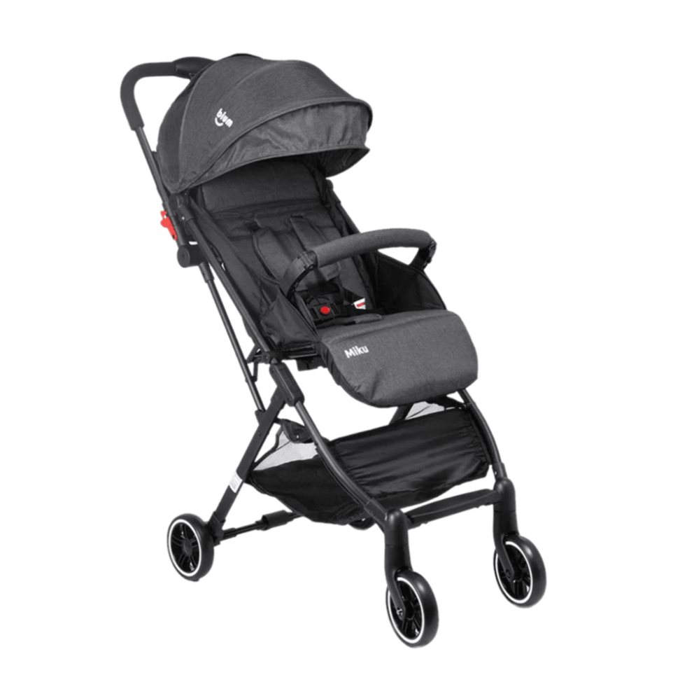 Coche Para Bebe Bium Miku Negro 4 Ruedas BIUM Caja x 1 