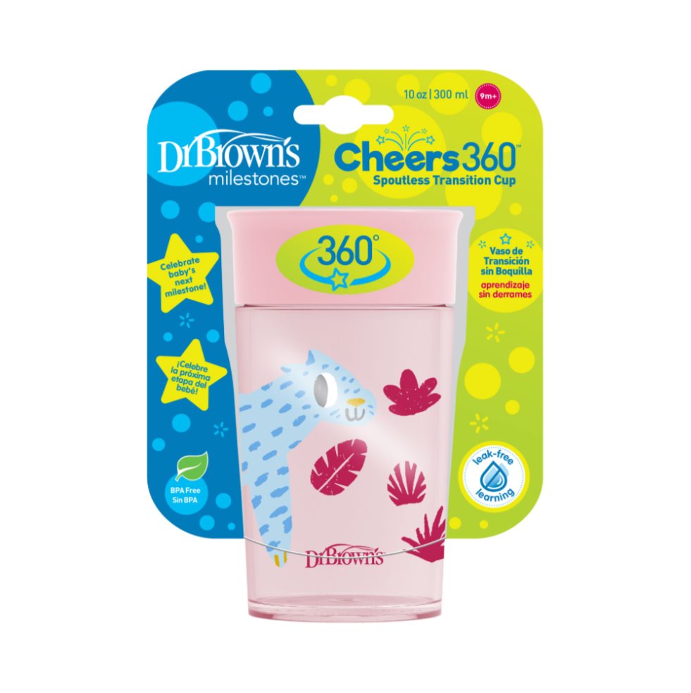 Vaso Cheers 10oz. Rosado Decorado Dr Brown's Unidad x 1 Vaso Cheers 10oz. Rosado Decorado Dr Brown's Unidad x 1