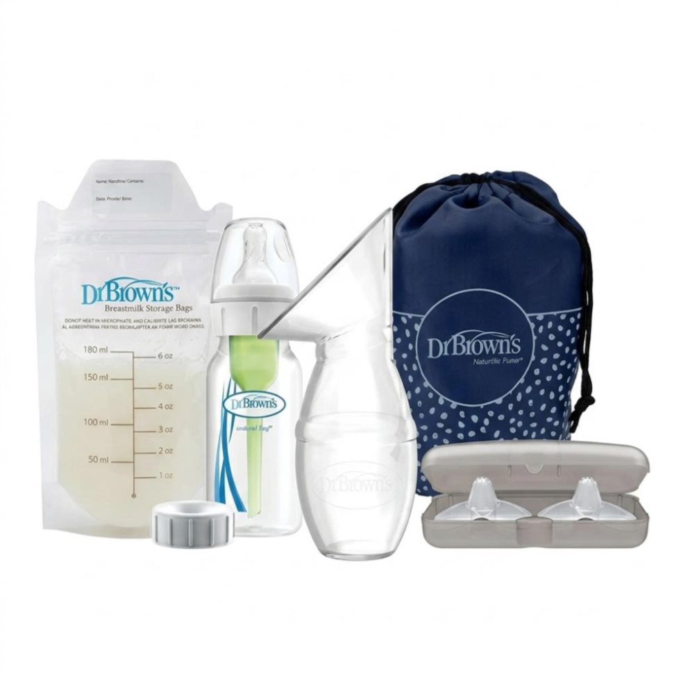Set para Lactancia Materna  Protectores T2+ Bolsas Dr Browns Dr Browns Combo x 3