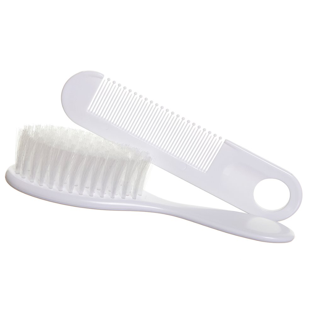 Kit de Aseo Para Bebe Peine Y Cepillo Blanco - DREAM BABY Dreambaby Set x 1 