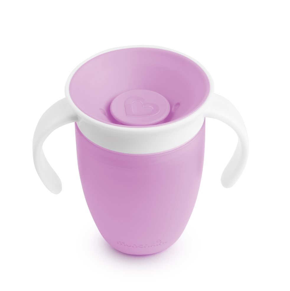 Vaso Entrenador Antiderrame Miracle 360° Morado 7Oz MUNCHKIN Munchkin Unidad x 1  