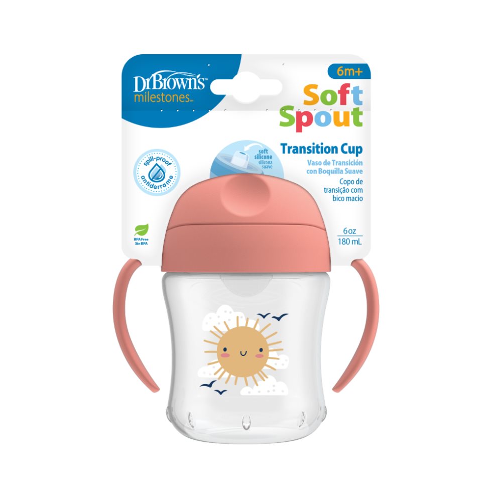 Vaso Entrenador Dr Browns 6 oz Rosado Dr Browns Vaso x 1 Vaso Entrenador Dr Browns 6 oz Rosado Dr Browns Vaso x 1