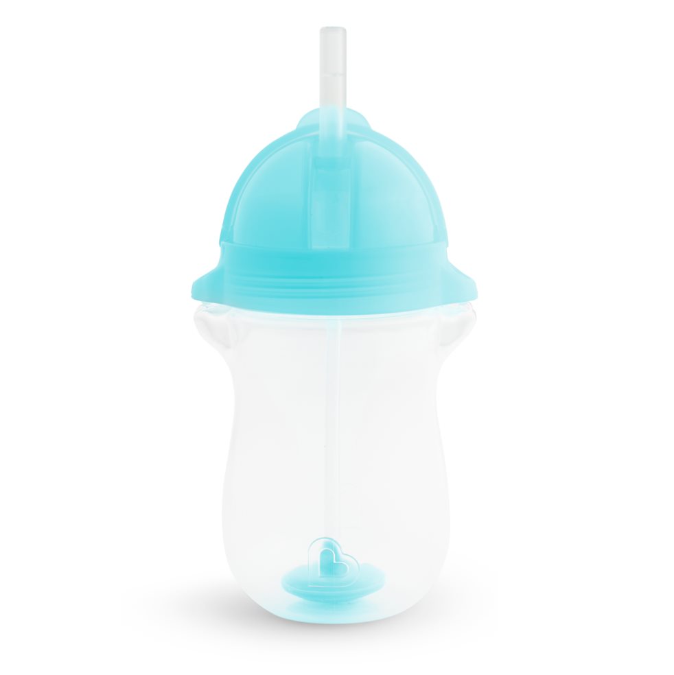 Vaso Infantil Entrenador Munchkin con Pitillo Y Pesa Azul Munchkin Vaso x 1 