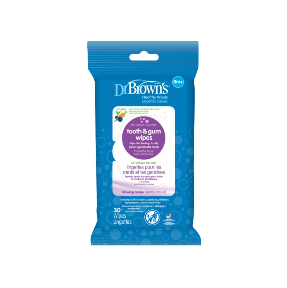 Toallitas Humedas Para Dientes Y Encias 30 Unidades Dr Brown Dr Browns Paquete x 1 