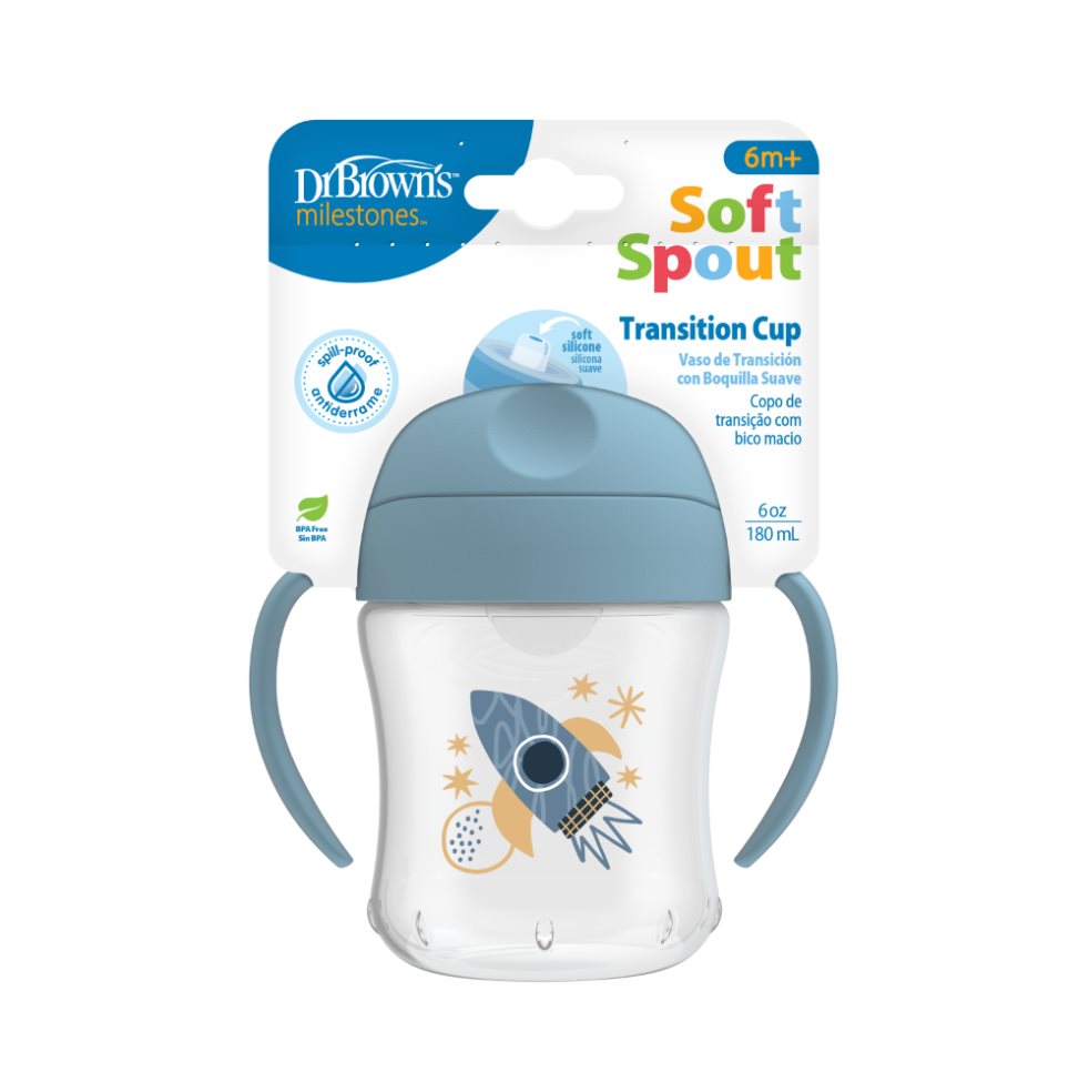 Vaso Entrenador Dr Browns 6 oz Azul Dr Browns Vaso x 1 Vaso Entrenador Dr Browns 6 oz Azul Dr Browns Vaso x 1