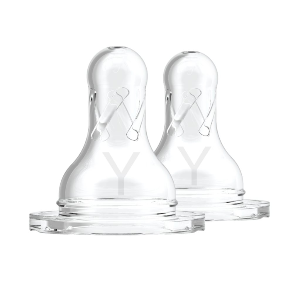 Chupo Bebe Dr Brown Boca Angosta Corte en Y Alto Flujo 9+ m Dr Browns Tetina x 1 Dos chupos para tetero boca angosta, ideal para la alimentación de bebés mayores a 9 meses por su corte en Y que permite la salida de liquidos más espesos como coladas, su flujo es mayor por lo tanto 